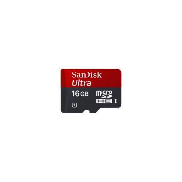 SanDisk 16GB MicroSDHC Mobile Ultra + SD adapter - Klik om te sluiten