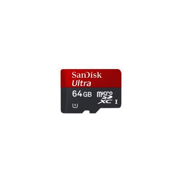 SanDisk 64GB MicroSDXC Mobile Ultra + SD adapter - Klik om te sluiten