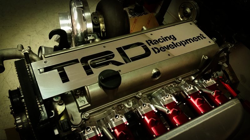 SupraSport 2JZ-GTE VVTi coil pack cover - "TRD" - Klik om te sluiten