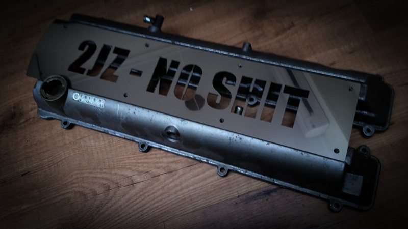 SupraSport 2JZ-GTE coil pack cover - "2JZ-NO SHIT" - Klik om te sluiten
