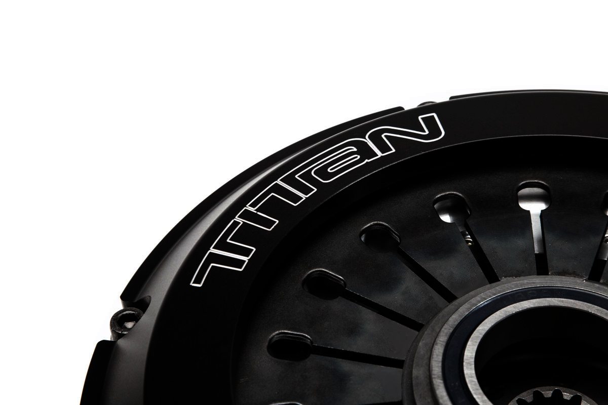 Titan Motorsports Twin Disc carbon koppeling - stalen vliegwiel - Klik om te sluiten