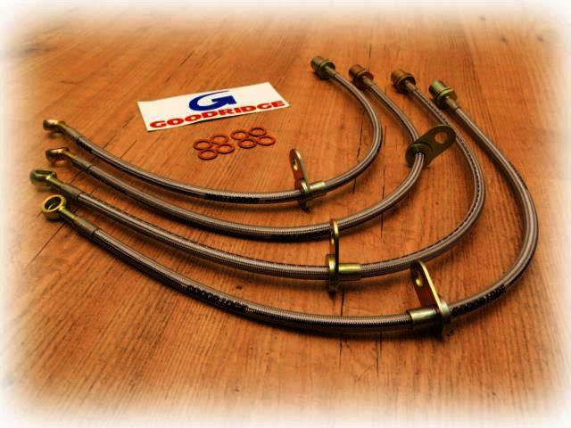Goodridge steel braided brake line kit MA70 - Klik om te sluiten