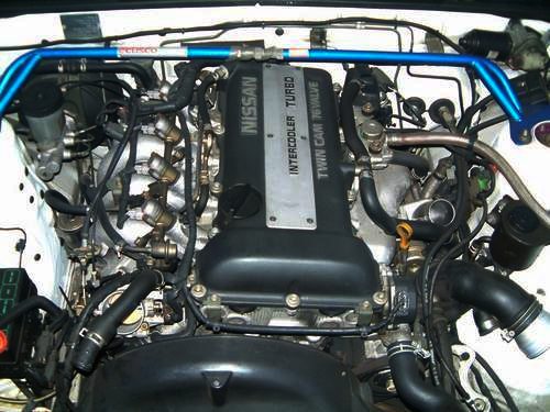 Nissan SR20DET engine + gearbox - Klik om te sluiten