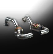 Supersprint Front pipe. R. + L. with Kat. - PORSCHE CAYMAN S 3.4 - Klik om te sluiten