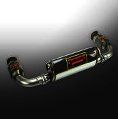 Supersprint Rear exhaust R. + L. "Sport" + Metallic Kat - PORSCH - Klik om te sluiten