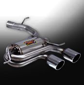 Supersprint Rear exhaust "Racing" OO100 - VW GOLF V R32 - Klik om te sluiten