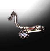 Supersprint Rear exhaust R. VIPER 185 x 70. - CORVETTE C-5 5.7i - Klik om te sluiten