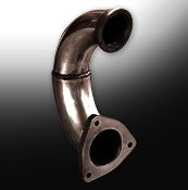 Supersprint Pipe Kit for turbo charger for OEM downpipe. - (Repl - Klik om te sluiten