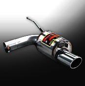 Supersprint Rear exhaust O 100. - MITSUBISHI LANCER 2.0 Turbo 4W - Klik om te sluiten