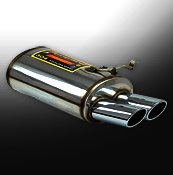 Supersprint Rear exhaust 100 x 75 - MERCEDES R129 SL 500 V8 -> ' - Klik om te sluiten