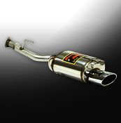 Supersprint Rear exhaust 145 x 95 - Whit "Power Loop" silencer - - Klik om te sluiten