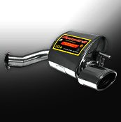 Supersprint Rear exhaust R. 145 x 95 - MERCEDES R230 SL 500 V8 ( - Klik om te sluiten