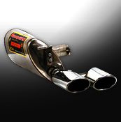 Supersprint Rear exhaust L. 120 x 80 - MERCEDES W211 E 500 V8 (B - Klik om te sluiten