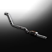 Supersprint Turbo downpipe kit R. with metallic Kat - Under deve - Klik om te sluiten