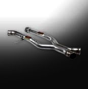 Supersprint Centre exhaust + "X-Pipe" - MERCEDES W164 ML63 AMG V - Klik om te sluiten