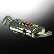 Supersprint Rear exhaust stainless steel. - RENAULT CLIO II 2.0i - Klik om te sluiten