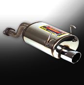 Supersprint Rear exhaust 90 x 85 Stainless steel - HONDA CIVIC ' - Klik om te sluiten