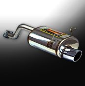 Supersprint Rear exhaust O 100 Stainless steel - HONDA CRX ' 92 - Klik om te sluiten