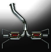 Supersprint Rear exhaust R.- L. '' Racing ''. - SUBARU IMPREZA 2 - Klik om te sluiten