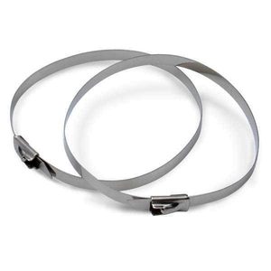 DEI Stainless Steel Locking Ties 4pcs 14" (4" diameter)