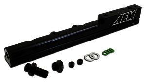 AEM High Volume Fuel Rail. Black. Honda B16A2 & B16A3