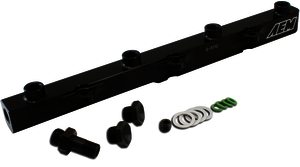 AEM High Volume Fuel Rail. Black. Honda F20C1 & F22C1