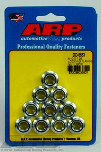 ARP M10 X 1.25 locking flange nut kit