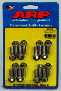 ARP 3/8 x .750 SS hex header bolt kit