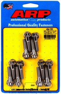 ARP SBC/GENIII LS 3/8 flange SS 12pt header bolt kit