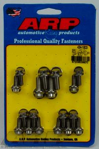 ARP SB Chevy 1-pc SS 12pt oil pan gasket bolt kit