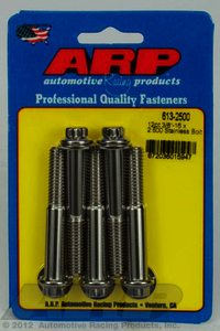 ARP 3/8-16 x 2.500 12pt SS bolts