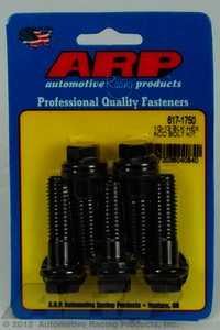 ARP 1/2-13 x 1.750 hex black oxide bolts