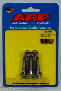 ARP 1/4-20 x 1.250 hex SS bolts