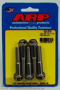 ARP 3/8-16 x 2.000 hex SS bolts