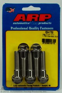 ARP 7/16-14 X 1.750 hex 1/2 wrenching SS bolts