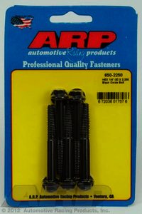 ARP 1/4-20 X 2.250 hex black oxide bolts
