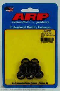 ARP 5/16-18 X 0.560 hex black oxide bolts