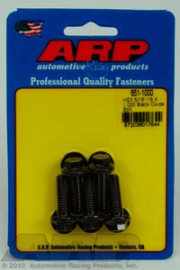 ARP 5/16-18 X 1.000 hex black oxide bolts