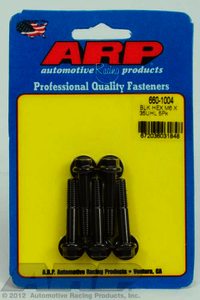 ARP M6 x 1.00 x 35 hex black oxide bolts