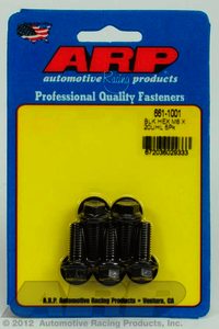 ARP M8 x 1.25 x 20 hex black oxide bolts