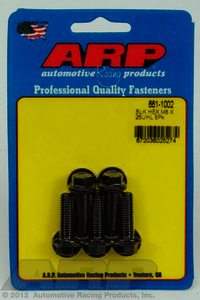 ARP M8 x 1.25 x 25 hex black oxide bolts