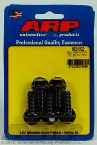 ARP M10 x 1.50 x 25 hex black oxide bolts