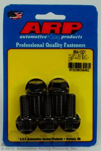 ARP M12 x 1.50 x 25 hex black oxide bolts