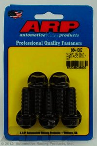 ARP M12 x 1.50 x 30 hex black oxide bolts