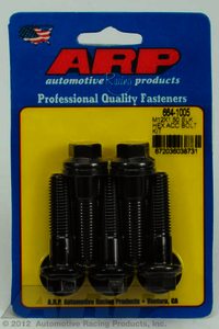 ARP M12 x 1.50 x 45 hex black oxide bolts