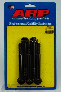 ARP M12 x 1.75 x 100 hex black oxide bolts