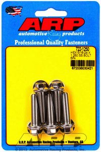 ARP 5/16-24 x 1.250 hex SS bolts