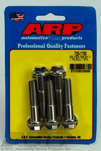 ARP 3/8-24 x 1.750 hex 7/16 wrenching SS bolts