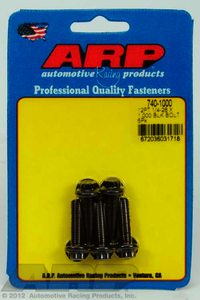 ARP 1/4-28 x 1.000 12pt black oxide bolts