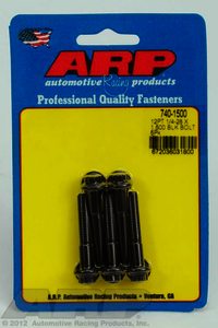 ARP 1/4-28 x 1.500 12pt black oxide bolts